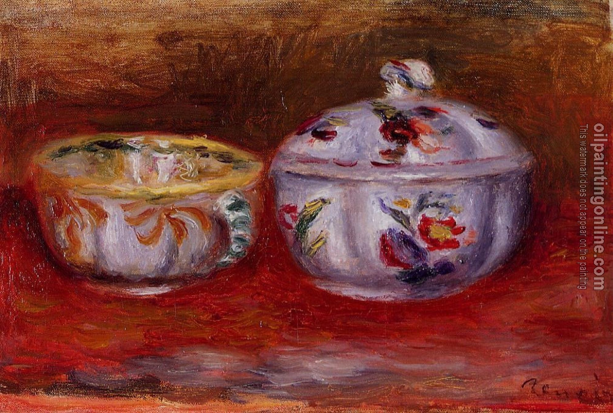 Renoir, Pierre Auguste - Still Life with Fruit Bowl